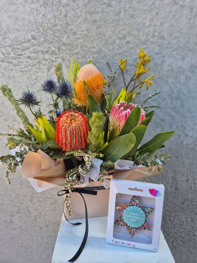 Fathers Day native Box and Chocolate